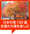 落差98m　日本の滝100選　紅葉の天滝を楽しむ